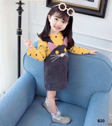 setelan overall lucu imut